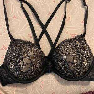 VS BOMBSHELL RACERBACK LACE ADDs 2 CUP SIZES